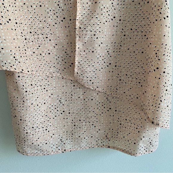 JUICY Couture Flowy, Asymmetrical Pink white and black speckled Tank Top Size S - Picture 10 of 13